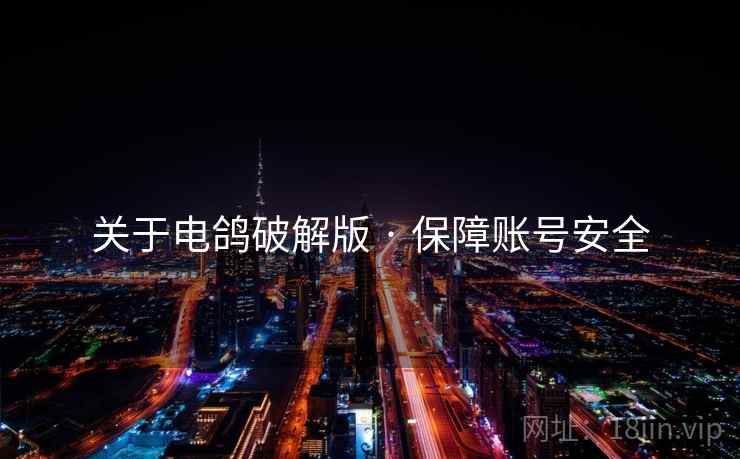 关于电鸽破解版 · 保障账号安全