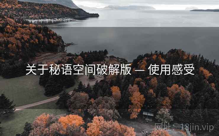 关于秘语空间破解版 — 使用感受