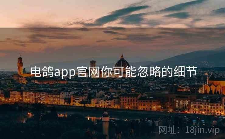 电鸽app官网你可能忽略的细节