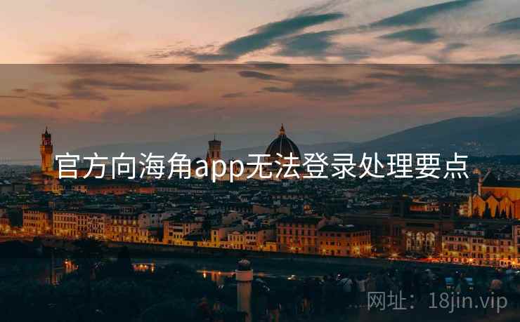 官方向海角app无法登录处理要点